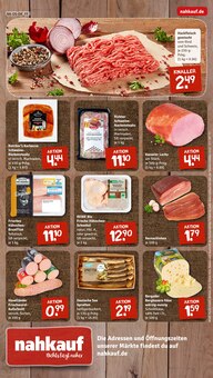 Hackfleisch im aktuellen nahkauf Prospekt (Dresden) Hackfleisch im nahkauf Prospekt "nichts liegt näher" mit 8 Seiten (Dresden)