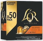 Espresso Delizioso - L'OR - Super U à Montpellier Espresso Delizioso - L'OR en promo chez Super U Montpellier à 5,65 €