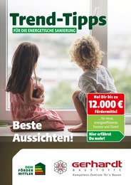 Gerhardt Prospekt für Dreieich mit 9 Seiten Gerhardt Prospekt für Dreieich: "Trend-Tipps für die energetische Sanierung", 9 Seiten, 09.05.2025 - 18.05.2025