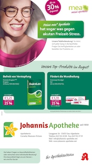 Aktueller mea - meine apotheke Prospekt "Unsere August-Angebote" Seite 1 von 4 Seiten