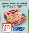 Thunfisch-Filet in Olivenöl Angebote von Saupiquet bei GLOBUS Wetzlar für 2,49 €