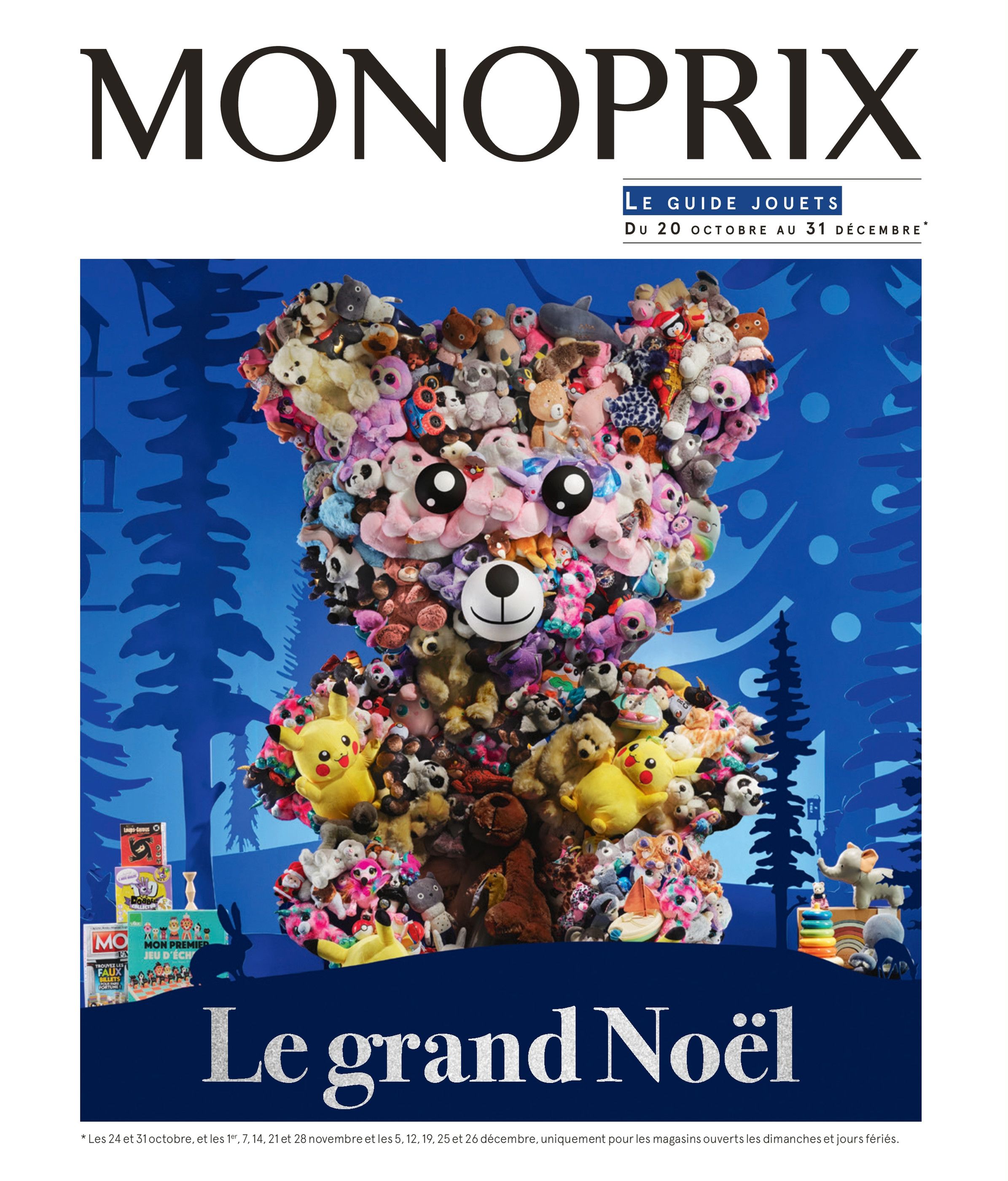 Catalogue Monoprix à Asnières-sur-Seine, avec 44 pages Prospectus Monoprix à Asnières-sur-Seine, "Le grand Noël ", 44 pages, 20/10/2021 - 31/12/2021