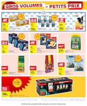 Promos Croquettes Chien dans le catalogue "GROS VOLUMES = PETITS PRIX" de Carrefour Croquettes Chien en promo dans le catalogue Carrefour à la page 6
