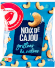 NOIX DE CAJOU GRILLÉES ET SALÉES AUCHAN - AUCHAN en promo chez Auchan Supermarché NOIX DE CAJOU GRILLÉES ET SALÉES AUCHAN - AUCHAN dans le catalogue Auchan Supermarché