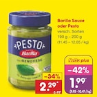 Sauce oder Pesto im Angebot bei Netto Marken-Discount in Oberhausen Sauce oder Pesto Angebote von Barilla bei Netto Marken-Discount Oberhausen für 1,99 €