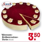 Zitronen-Erdbeersahne Torte im Angebot bei E center in Ettlingen Zitronen-Erdbeersahne Torte Angebote von Scheck-in Manufaktur bei E center Ettlingen für 3,50 €