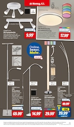 Lidl LED Leuchten im Prospekt 