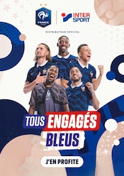 Prospectus Magasins de Sport Intersport en cours à Montélimar et alentours, "TOUS ENGAGÉS BLEUS", 1 page, 25/05/2026 - 07/06/2026 Catalogue Magasins de Sport Intersport en cours à Montélimar et alentours, "TOUS ENGAGÉS BLEUS", 1 page, 25/05/2026 - 07/06/2026