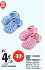 Sabot fantaisie bebe - MOTS D'ENFANTS - E.Leclerc à Mont-de-Marsan Sabot fantaisie bebe - MOTS D'ENFANTS en promo chez E.Leclerc Mont-de-Marsan à 4,16 €
