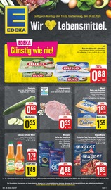 Aktueller EDEKA Supermarkt Prospekt in Chemnitz und Umgebung, "Wir lieben Lebensmittel!" mit 24 Seiten, 19.02.2024 - 24.02.2024
