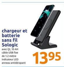 Chargeur et batterie sans fil - Action à Saint-Germain-en-Laye Chargeur et batterie sans fil en promo chez Action Saint-Germain-en-Laye à 13,95 €