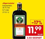 Kräuterlikör bei Netto Marken-Discount im Bad Düben Prospekt für 11,99 €