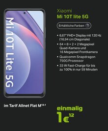 Bührs Telekommunikations GmbH & Co.KG Lingen - Smartphone Mi 10T lite 5G Smartphone Mi 10T lite 5G Angebot bei Bührs Telekommunikations GmbH & Co.KG Lingen im Prospekt ES GEHT WIEDER LOOOS