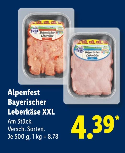 Bayerischer Leberkäse XXL