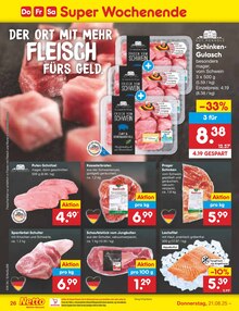 Schweinefleisch im Netto Marken-Discount Prospekt "Aktuelle Angebote" mit 61 Seiten (Erfurt)