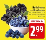 Heidelbeeren im EDEKA Prospekt Heidelbeeren von im aktuellen EDEKA Prospekt für 2,99 €