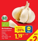 Bio Knoblauch Angebote bei Lidl Heilbronn für 1,19 €