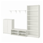 TV-Möbel, Kombination weiß von BILLY / BESTÅ für 176,98 € bei IKEA im Angebot TV-Möbel, Kombination weiß von BILLY / BESTÅ im aktuellen IKEA Prospekt