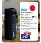 Bluetooth-Lautsprecher BT 214 im ALDI Nord Prospekt Bluetooth-Lautsprecher BT 214 von Blaupunkt im aktuellen ALDI Nord Prospekt für 19,99 €