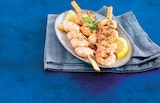 Brochettes de queues de crevettes cuites Sauce Ail/Persil - U - Super U à Valence Brochettes de queues de crevettes cuites Sauce Ail/Persil - U en promo chez Super U Valence à 4,50 €
