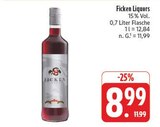 Likörs im Angebot bei E center in Coburg Likörs Angebote von Ficken bei E center Coburg für 8,99 €