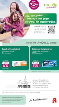 Aktueller mea - meine apotheke Prospekt "Unsere Oktober-Angebote" Seite 1 von 4 Seiten für Wilhermsdorf