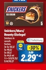 Snickers/Mars/ Bounty Eisriegel Angebote bei Lidl Ahaus für 2,29 €