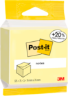 CUBE POST IT JAUNE - POST IT en promo à 3,10 € chez Auchan Hypermarché CUBE POST IT JAUNE - POST IT dans le catalogue Auchan Hypermarché