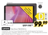 Tab One (TB305FU) von Lenovo für 99,99 € bei MEDIMAX im Angebot Tab One (TB305FU) von Lenovo im aktuellen MEDIMAX Prospekt