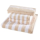 FROTTIERSET Split Stripes Naturfarben, Beige 5-teilig von Joop! im aktuellen XXXLutz Möbelhäuser Prospekt für 79,99 €