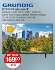 32" LED-TV GHB5340 HD von GRUNDIG im aktuellen V-Markt Prospekt für 169,00 €