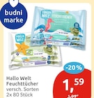 Feuchttücher von Hallo Welt im aktuellen budni Prospekt für 1,59 €