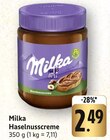 Haselnusscreme Angebote von Milka bei E center Offenburg für 2,49 €