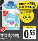 EDEKA Horstmar - Haltbare Kochsahne Angebot im Prospekt Haltbare Kochsahne bei EDEKA im Horstmar Prospekt für 0,50 €