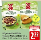 Veganes Mühlen Hack oder Vegane Mühlen Cordon Bleu Angebote von Rügenwalder Mühle bei E center Offenburg für 2,22 €