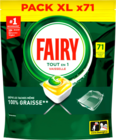 CAPSULES LAVE VAISSELLE TOUT EN 1 FAIRY - FAIRY en promo chez Auchan Hypermarché Mantes-la-Jolie à 9,35 €