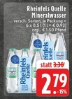 Aktuelles Mineralwasser Angebot bei EDEKA in Dortmund ab 2,79 €