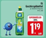 Geschirrspülmittel im EDEKA Prospekt Geschirrspülmittel von fit im aktuellen EDEKA Prospekt für 1,19 €