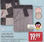 Kuscheldecke von HOME CREATION im aktuellen ALDI Nord Prospekt