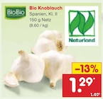 Bio Knoblauch im Netto Marken-Discount Prospekt Bio Knoblauch von BioBio im aktuellen Netto Marken-Discount Prospekt für 1,29 €