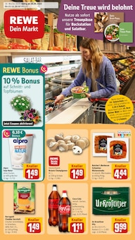 REWE Prospekt Dein Markt mit 28 Seiten