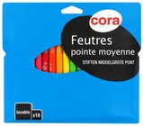 Feutres pointe moyenne - CORA en promo chez Cora Belfort à 2,00 €