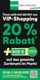 BayWa Bau- und Gartenmärkte Prospekt für Steinach: "VIP-Shopping", 2 Seiten, 29.08.2025 - 30.08.2025