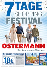 Aktueller Ostermann Prospekt, "7 TAGE SHOPPING FESTIVAL", mit Angeboten der Woche, gültig von 18.07.2026 bis 18.07.2026