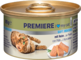 Nassnahrung für Katzen Soft Mousse Huhn von PREMIERE im aktuellen Fressnapf Prospekt für 0,45 €