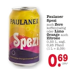 Spezi im Angebot bei E center in Mainz Spezi Angebote von Paulaner bei E center Mainz für 0,69 €
