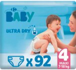 Carrefour - Couches Ultra Dry Economy pack : offre du catalogue Promo Couches Ultra Dry Economy pack à 9,23 € dans le catalogue Carrefour ""