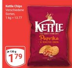 Chips Paprika & Roasted Onion im Angebot bei GLOBUS in Völklingen Chips Paprika & Roasted Onion Angebote von Kettle bei GLOBUS Völklingen für 1,79 €
