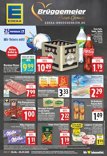 EDEKA Prospekt der Woche "Aktuelle Angebote" Seite 1, 30.06.2025 bis 05.07.2025 für Kevelaer Aktueller EDEKA Prospekt "Aktuelle Angebote" Seite 1 von 24 Seiten für Kevelaer