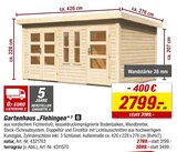 Aktuelle Gartenhaus Angebote bei toom Baumarkt in Bonn Aktuelles Gartenhaus „Flehingen“ Angebot bei toom Baumarkt in Bonn ab 2.799,00 €
